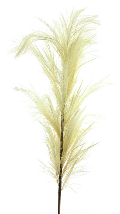 SILK FLOWERS - FEATHER SPRAY CREAM 160CM