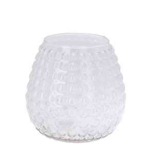 Glas Vaas Bubbles bol d20*25cm