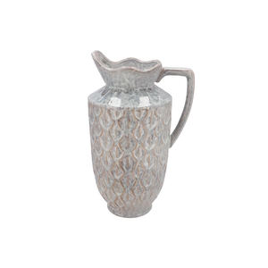 Inga Boa Grey Vase Active Glaze 28x23x46cm