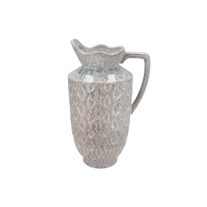 <h4>Inga Boa Grey Vase Active Glaze 28x23x46cm</h4>