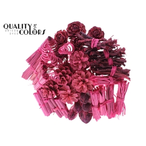 Bouquet Mix 40 stems Frosted Cerise