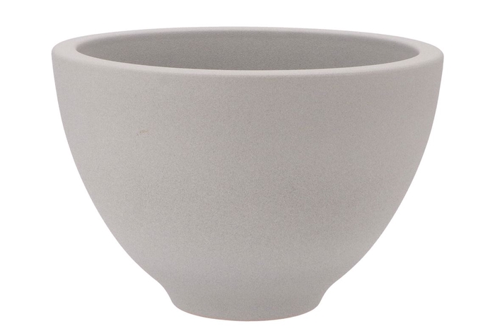 <h4>Vinci Matt Grey Bowl 27x18cm</h4>