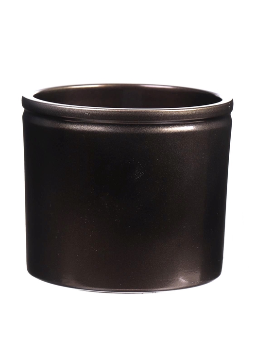 DF03-883614047 - Pot Lucca d14xh12.5 bronze metallic