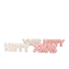 Jolie Jolly Pink Happy Xmas Ass 31x4x11cm
