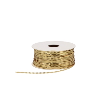 Ribbon Circle Cord 51 Gold 50mx3mm