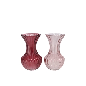 Taylor Pink Vase Cone Neck Ass 7x11cm