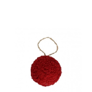 Kerstbal Bal Teddy  70mm