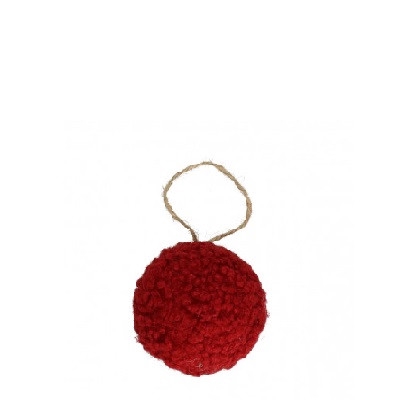 Christmas bauble Ball Teddy  70mm