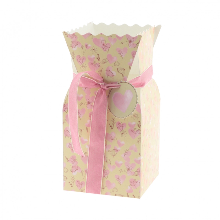 <h4>Moederdag Boeketvaas Love mix d13*26cm</h4>