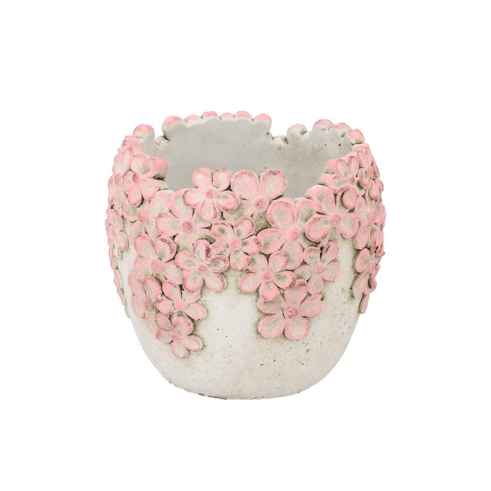 <h4>Dante Light Pink Pot Bloom 20x20x17cm Nm</h4>