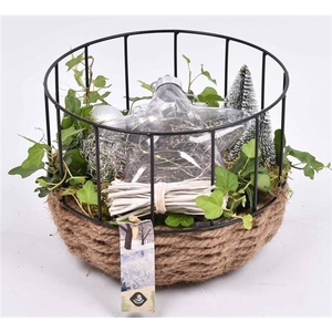 Gaasmand met touw 18cm