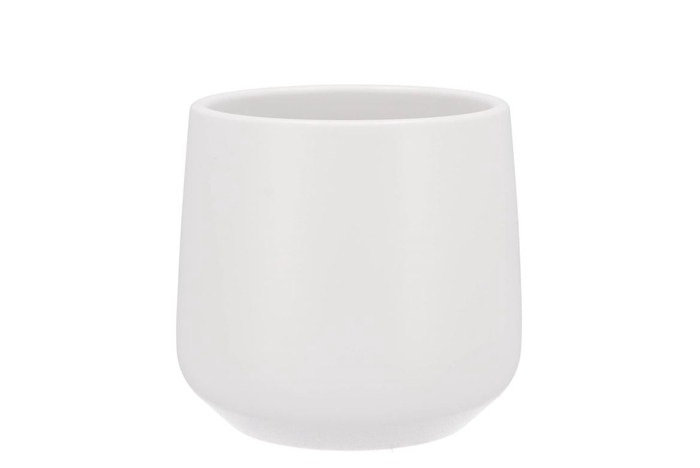 <h4>Ceramic Orchid Pot Berlin White 14cm</h4>