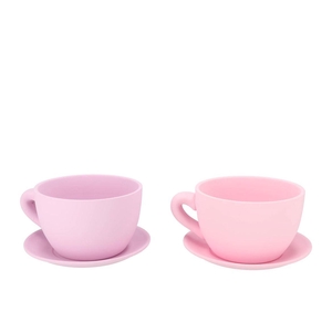 Chai Pastel Pot Cup And Saucer Ass 23x19x12cm