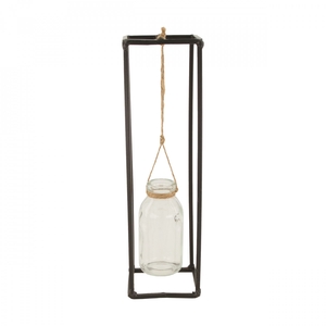 Glas Frame+1fles d08*28cm