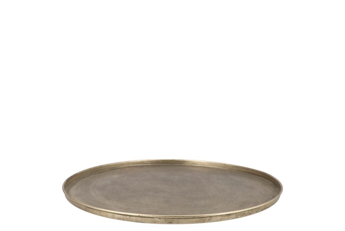 <h4>Coaster Kaya Gold Tray Metal 37x2cm</h4>