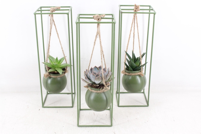 <h4>arr2 MB - Groen ijzer rek 1 bol</h4>