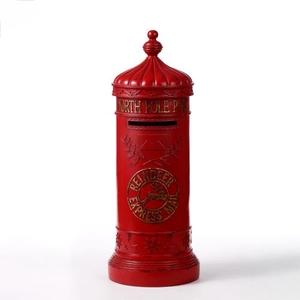 /MAILBOX ROYALE H76,5D28 red$