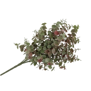 Silk Eucalyptus Green/purple 47cm Nm