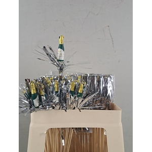 Stick NYE Champagne Tinsel