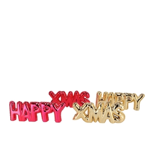 Jolie Jolly Fuchsia Happy Xmas Ass 31x4x11cm