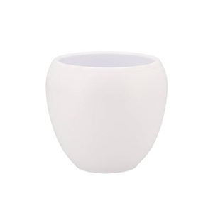 Vinci Matt White Flower Pot 17x15cm