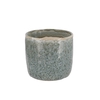Iron Stone Blue Glazed Pot 13x13cm