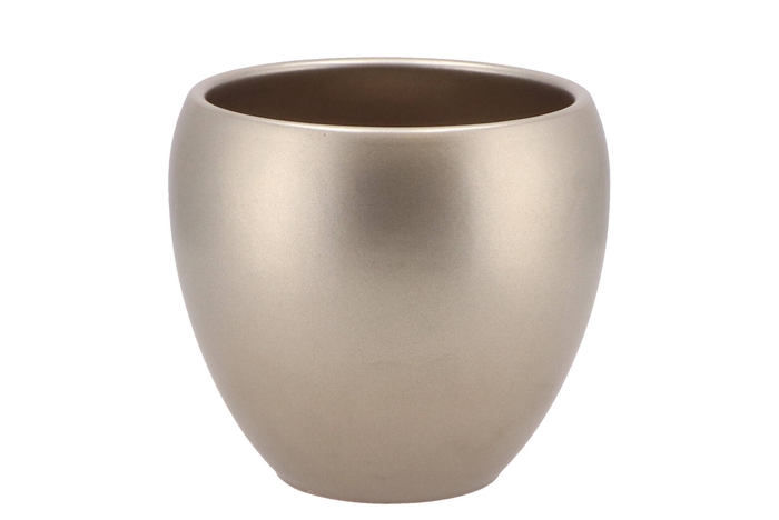 Vinci Champagne Flower Pot 17x15cm