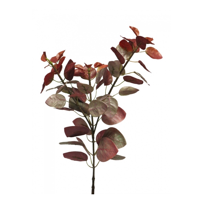 <h4>SILK FLOWERS - COTINUS CHANTI SPRAY LARGE BURGUNDY 75CM</h4>