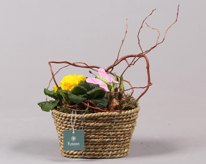 <h4>Mand zeegras ovaal Voorjaar met Arrangement</h4>