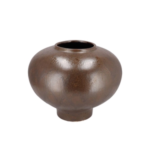 Merlin Brown Vase Bol 30x24cm