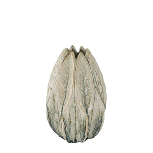 Keramiek Exclusief Leaf vaas d12*19.5cm