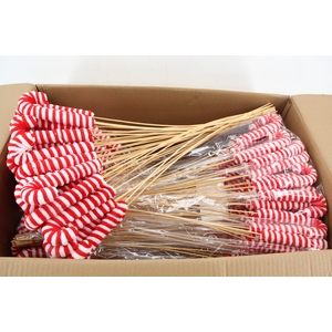 Stick Candy Cane Red/White 263