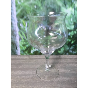 VASE COGNAC S PIED DIAM 24 H 40 cm