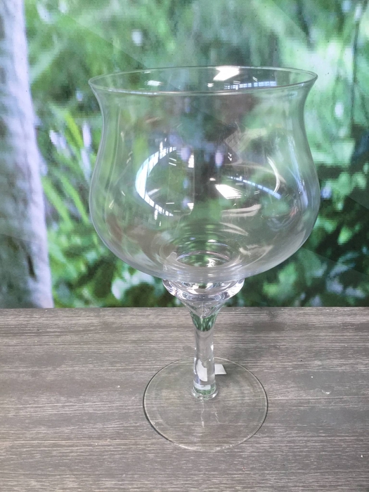 <h4>VASE COGNAC S PIED DIAM 24 H 40 cm</h4>
