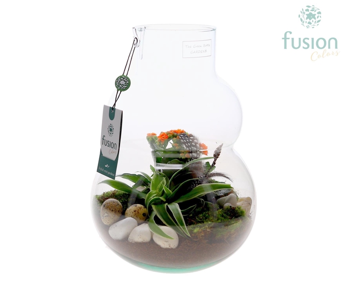 <h4>Green Bottle Olaf Medium met Pasen arrangement</h4>