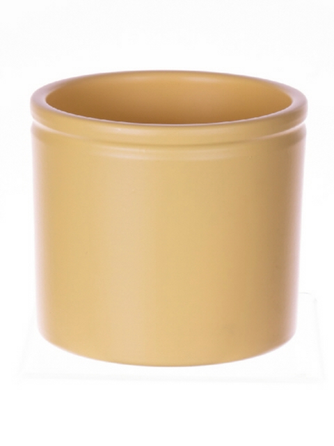 DF03-884540277 - Pot Lucca1 d23.3xh21.5 lemon matt