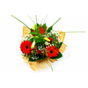 Boeket bamboo rood
