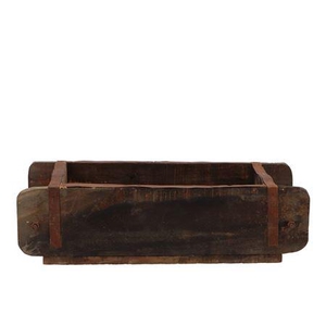 Recycled Hout Kistje Naturel 32x15x10cm