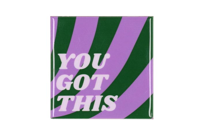 <h4>Tile You Got Purple/green 10x10x1cm</h4>