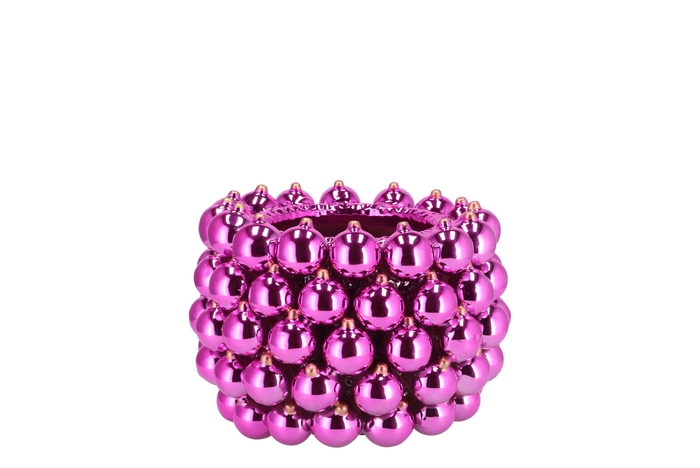 Christmasball Fuchsia Pot 17x17x12cm Nm