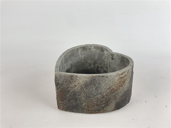 Groovy stone planter brown 17*16,5*h9
