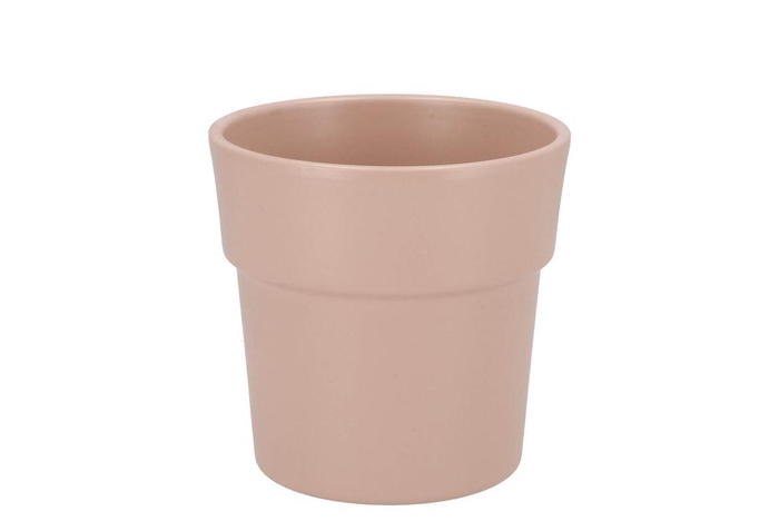 <h4>Ceramic Nude Matt Pot Orchid Edge 13cm</h4>