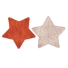 Melamine Shine Rose/copper Plate Star 28x28x1cm