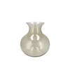 Mira Olive Green Glass Cone Neck Sphere Vase 16x16x17cm