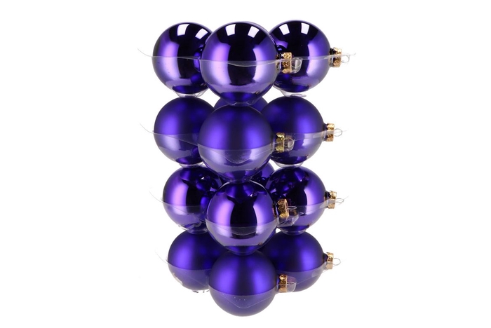 <h4>Glass Ball Purple Rain 80mm P/16</h4>