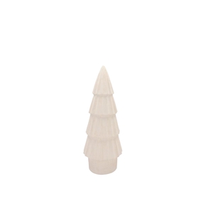Porto Pine Tree White 14x14x28cm