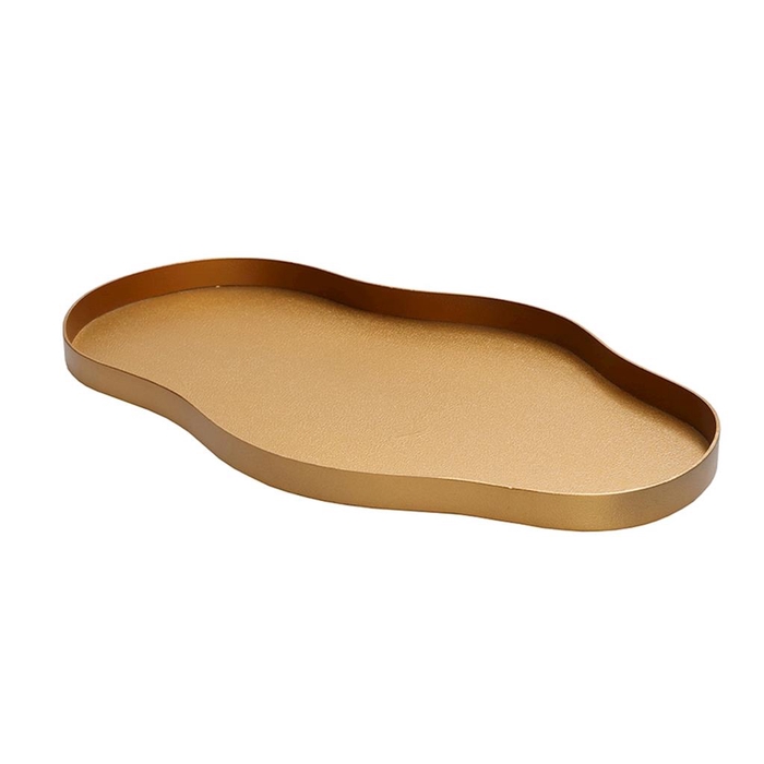 <h4>Bauru S gold L44 x B25 x H2 cm  H:2 x B:- x D:3 /S: Gold</h4>