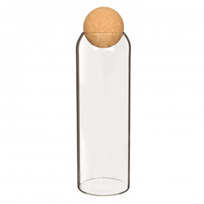 <h4>Glass Terrarium Sienna cork d8.5*29cm</h4>