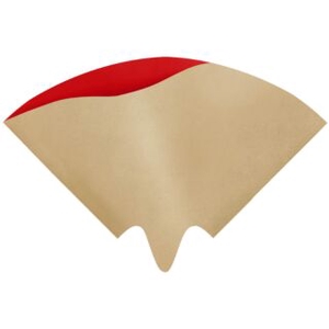 Quadro bqt naturel/rouge 25x25cm (780622)