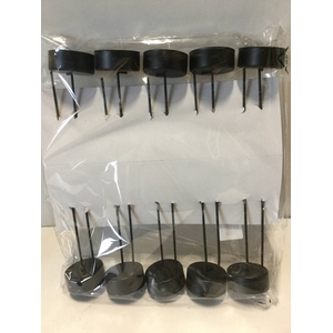 TEALIGHT CUPS ON PICK 20 CM BLACK 42 MM 10PCS